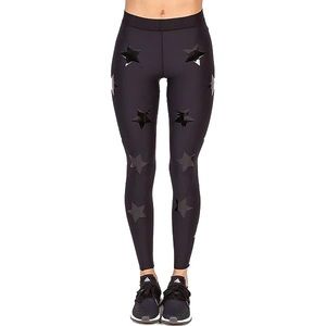 Ultracor Knockout Black Star Print Crop Leggings